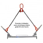 PINCE à bordure de trottoir manuelle avec poignées amovibles repliables équipées de manilles