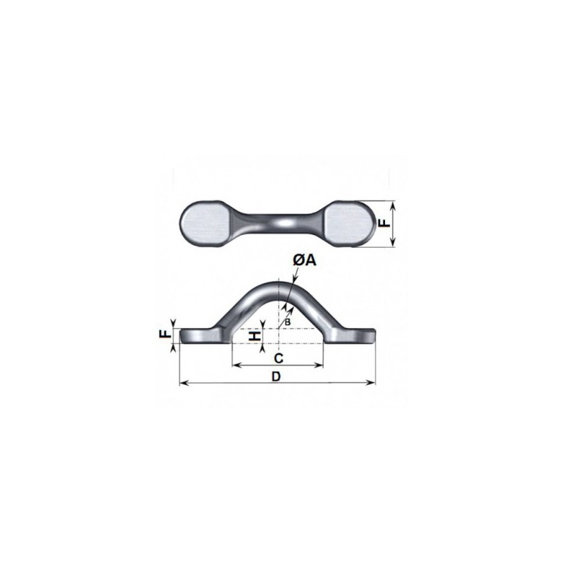 PONTET DE LEVAGE A SOUDER - Acier - GRAND MODELE