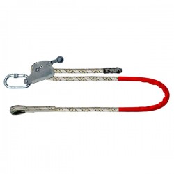 LONGE DE MAINTIEN AU TRAVAIL RÉGLABLE en cordage - DIAMETRE 12MM