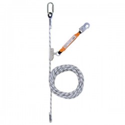 STOP CHUTE + ABSORBEUR + MOUSQUETON - SANS CORDAGE POUR CORDE D.14