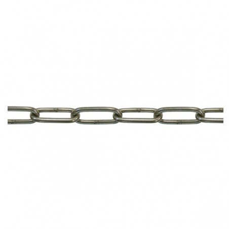CHAÎNE INOX DIN 763 - maillon long