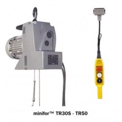Minifor Standard (câble en sus) TR10 / TR30 / TR30S / TR50 (commande par boite à bouton filaire 2,5m HT, incluse) 