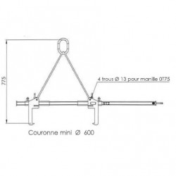 PALONNIER REGLBLE CMU 0T200