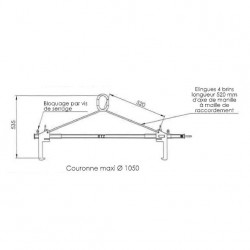 PALONNIER REGLBLE CMU 0T200