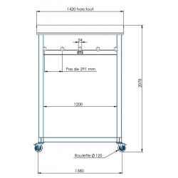 PORTIQUE RANGEMENT ELINGUES CAPACITE 500 KG