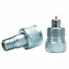 1/4"  Regular Coupler Zinc,   Set of CRZ14M+CRZ14F