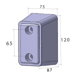 BUTOIR CAOUTCHOUC HAUTEUR 120 MM