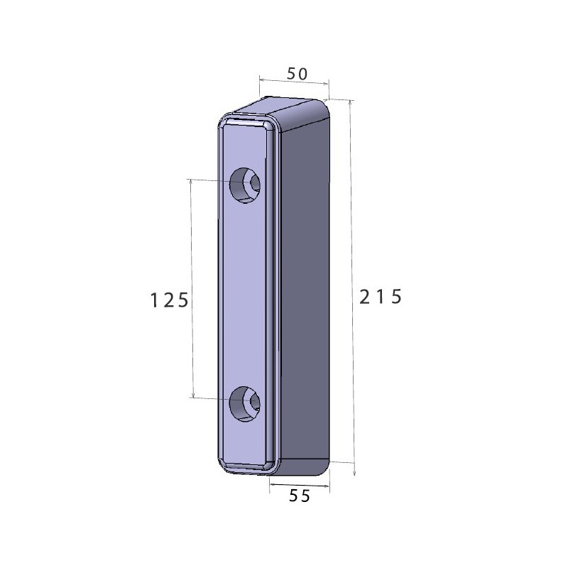 BUTOIR CAOUTCHOUC HAUTEUR 215 MM