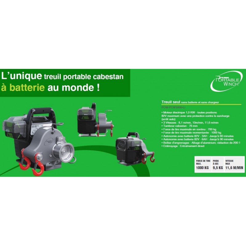Treuil portable Winch tirage levage