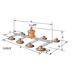 Palonnier mono ventouse