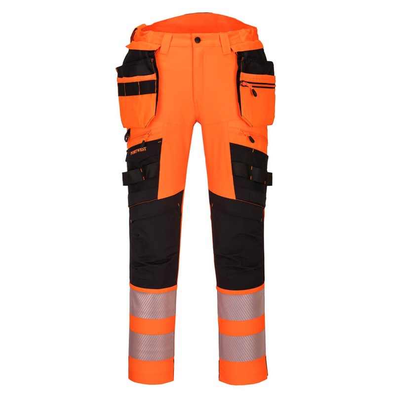Pantalon DX4 haute-Visibilité avec poches flottantes démontables