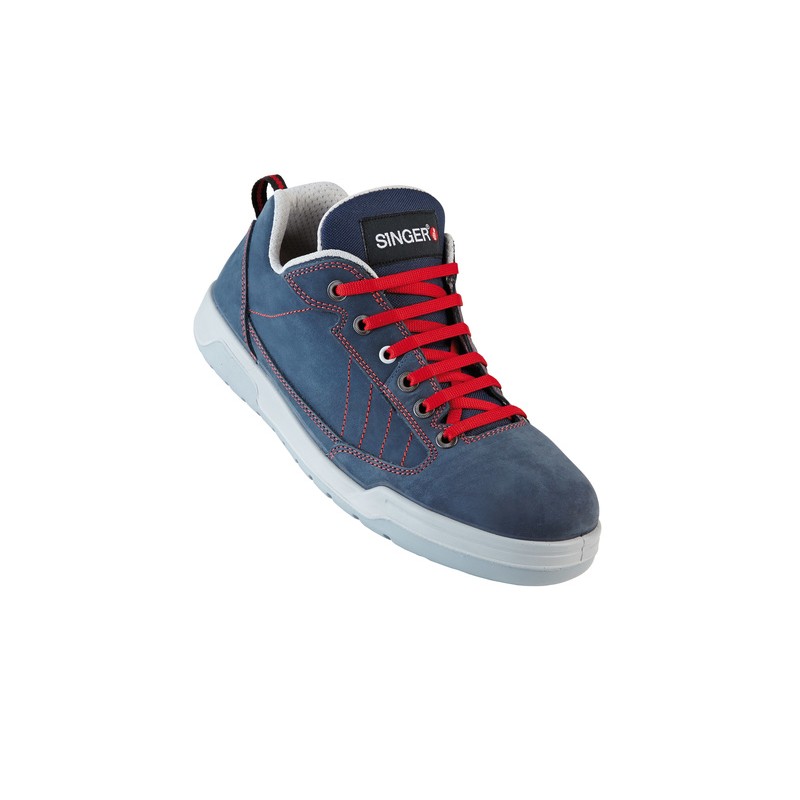 BASKET BLEU NUBUCK S3