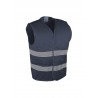 GILET BLEU 2 BANDES HV