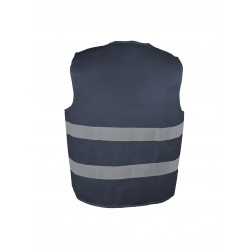 GILET BLEU 2 BANDES HV