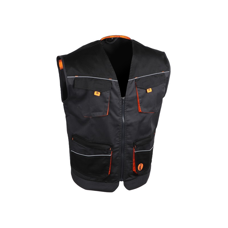 GILET POLY/COTON 65/35%