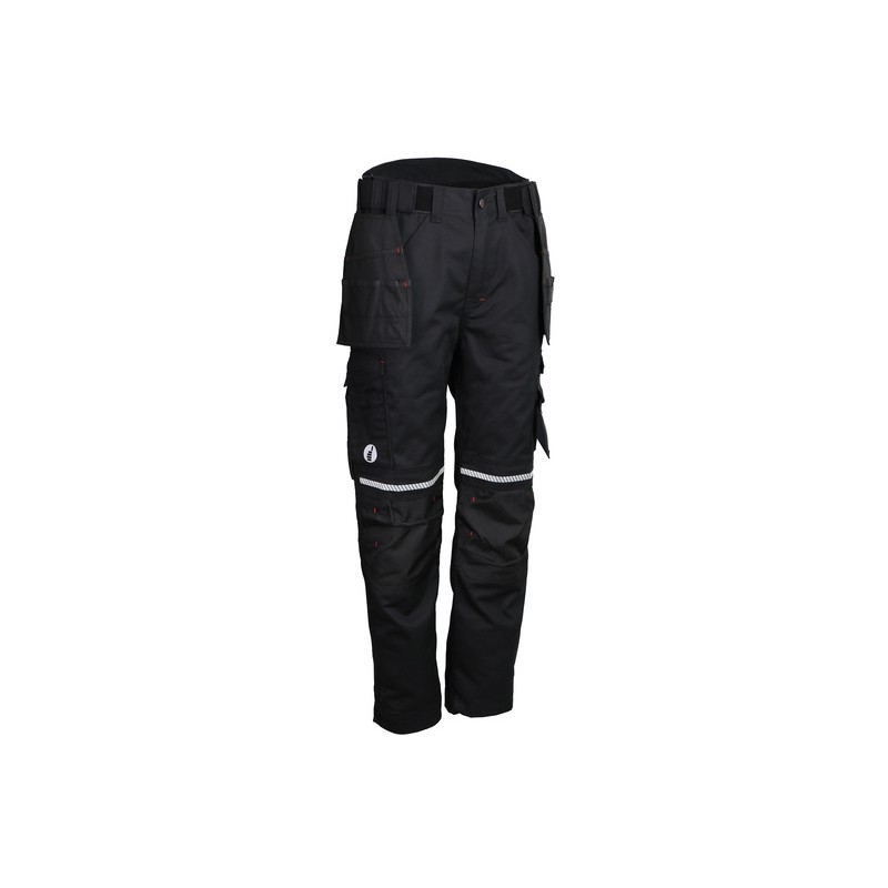 PANTALON COTON/POLY NOIR