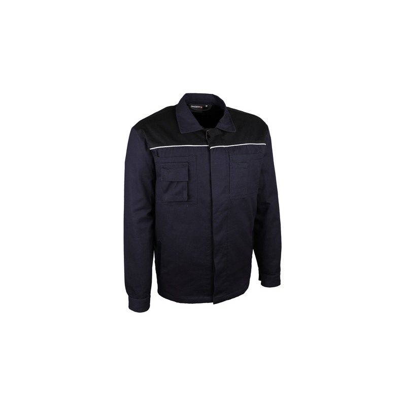 VESTE 100%COTON MARINE