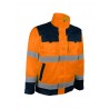 VESTE HV ORANGE POLY COTON 