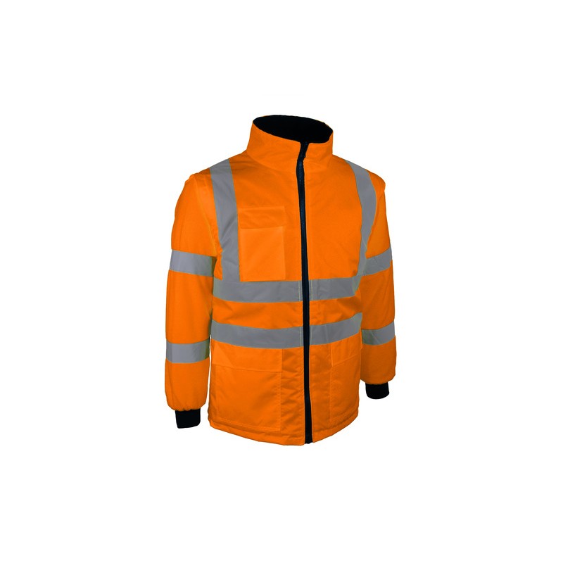 VESTE HV ORANGE POLAIRE 