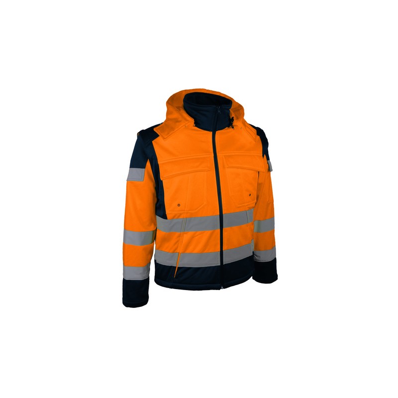 VESTE COUPE VENT ORANGE FLUO S