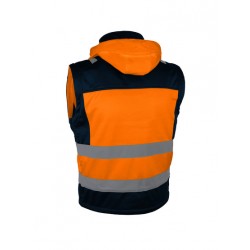 VESTE COUPE VENT ORANGE FLUO S