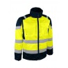 VESTE HV JAUNE/MARINE