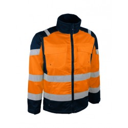 VESTE HV ORANGE/MARINE