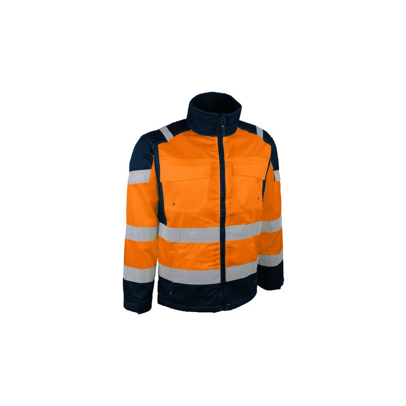 VESTE HV ORANGE/MARINE