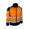 VESTE HV ORANGE/MARINE