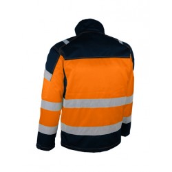 VESTE HV ORANGE/MARINE