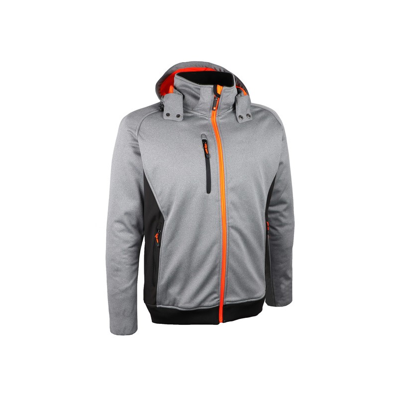 VESTE SOFTSHELL GRISE 