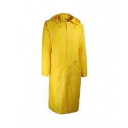 MANTEAU PVC/POLY JAUNE