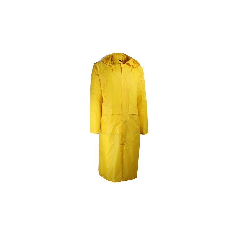 MANTEAU PVC/POLY JAUNE