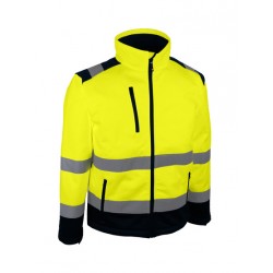 VESTE SOFTSHELL HV JAUNE