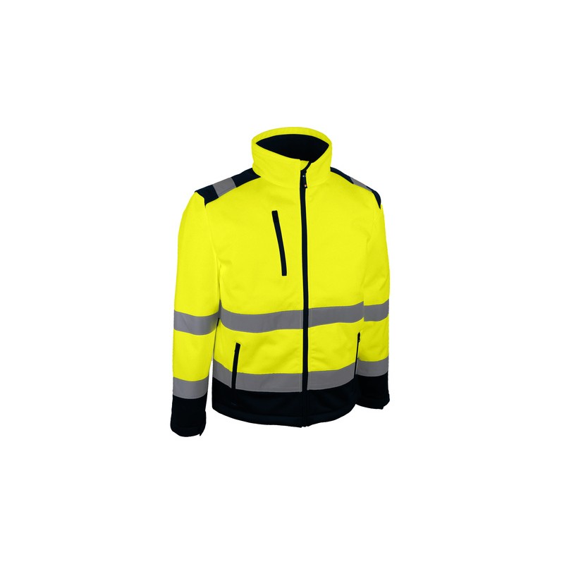 VESTE SOFTSHELL HV JAUNE