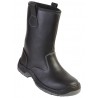 BOTTE CUIR FOURREE S3 NOIR