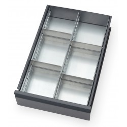 Division de tiroir en tôle zinguée - 2146 - FETRA