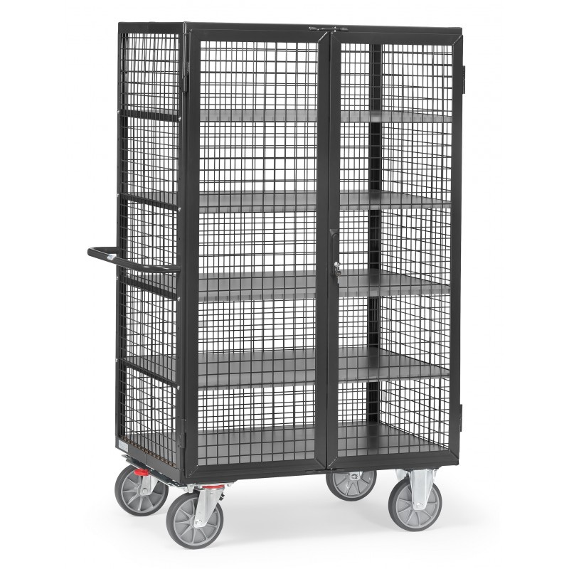 Chariot fermé 750 kg Gris Anthracite - 5392/7016 - FETRA