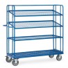 Chariot 4 plateaux en treillis (3 inclinables) - 4496 - FETRA