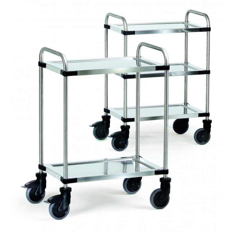 Chariot inox 2 plateaux - 5036 - FETRA