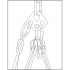 Multiplicateur d'amarrages 5 trous - KRATOS SAFETY