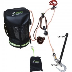 Kit universel d'évacuation manuelle 30 m - KRATOS SAFETY