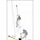 Kit antichute avec système d'évacuation pré-incorporé, 50 m - KRATOS SAFETY