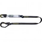 Longe diélectrique en sangle avec absorbeur d'énergie et connecteurs diélectriques, lg. 2 m - KRATOS SAFETY