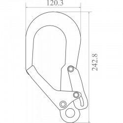 Mousqueton diélectrique d'échafaudage - KRATOS SAFETY