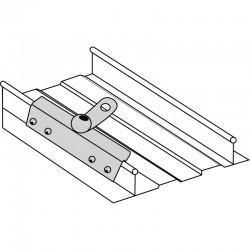 Point d'ancrage aluminium pour bac acier à joint debout - KRATOS SAFETY