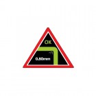 Longe fourche en sangle élastique avec absorbeur d'énergie et 3 mousquetons aluminium, longueur 1,50 m - KRATOS SAFETY