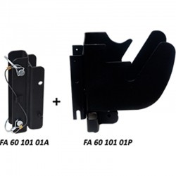 Ensemble de platines universelles pour antichute à rappel automatique avec treuil de sauvetage intégré sur trépied - KRATOS SAFE