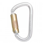 Mousqueton acier à verrouillage automatique triple action - version Keylock - KRATOS SAFETY