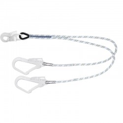 Longe fourche en corde tressée 1,50 m - KRATOS SAFETY